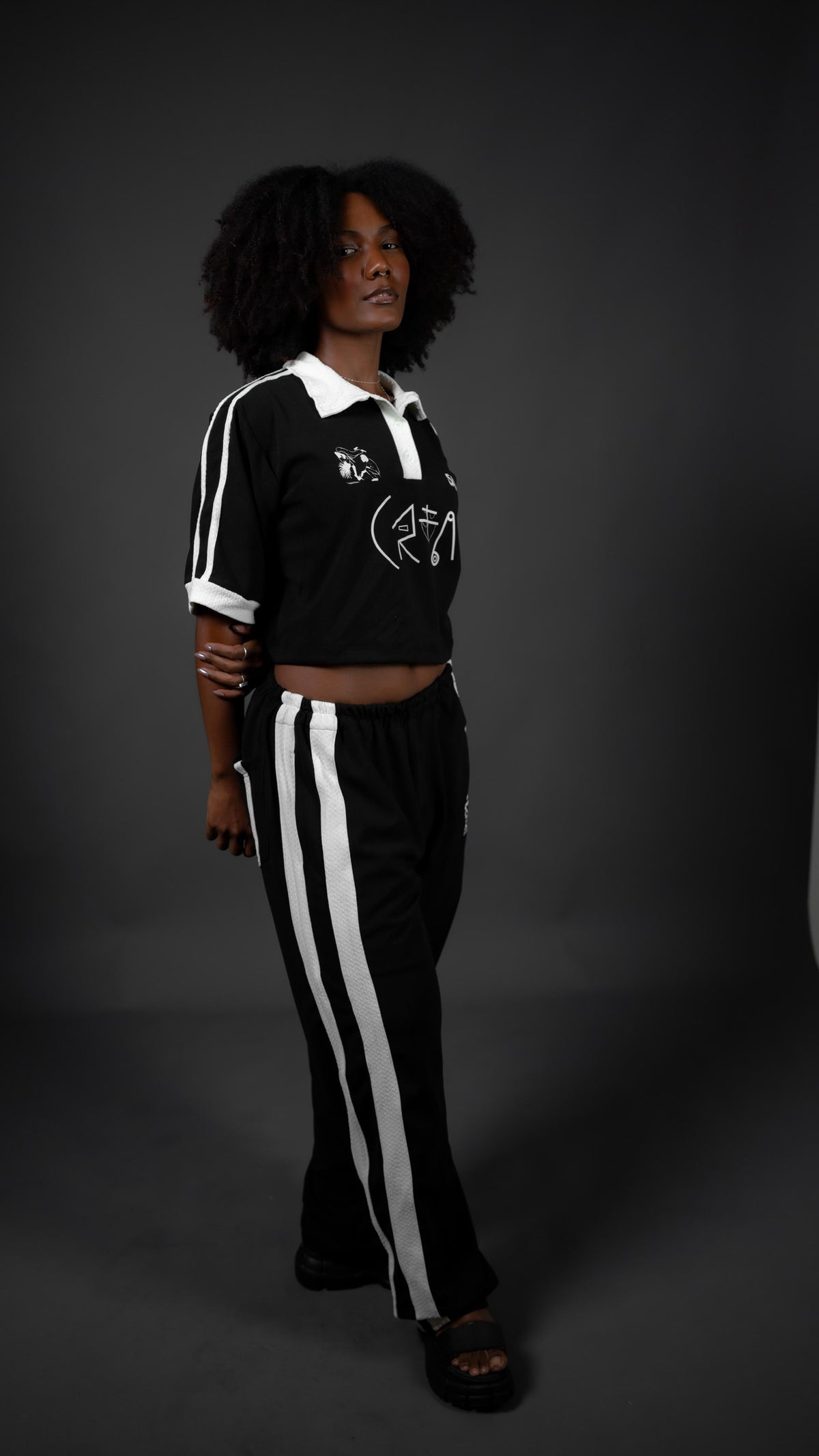 Conjunto calça e cropped monocity