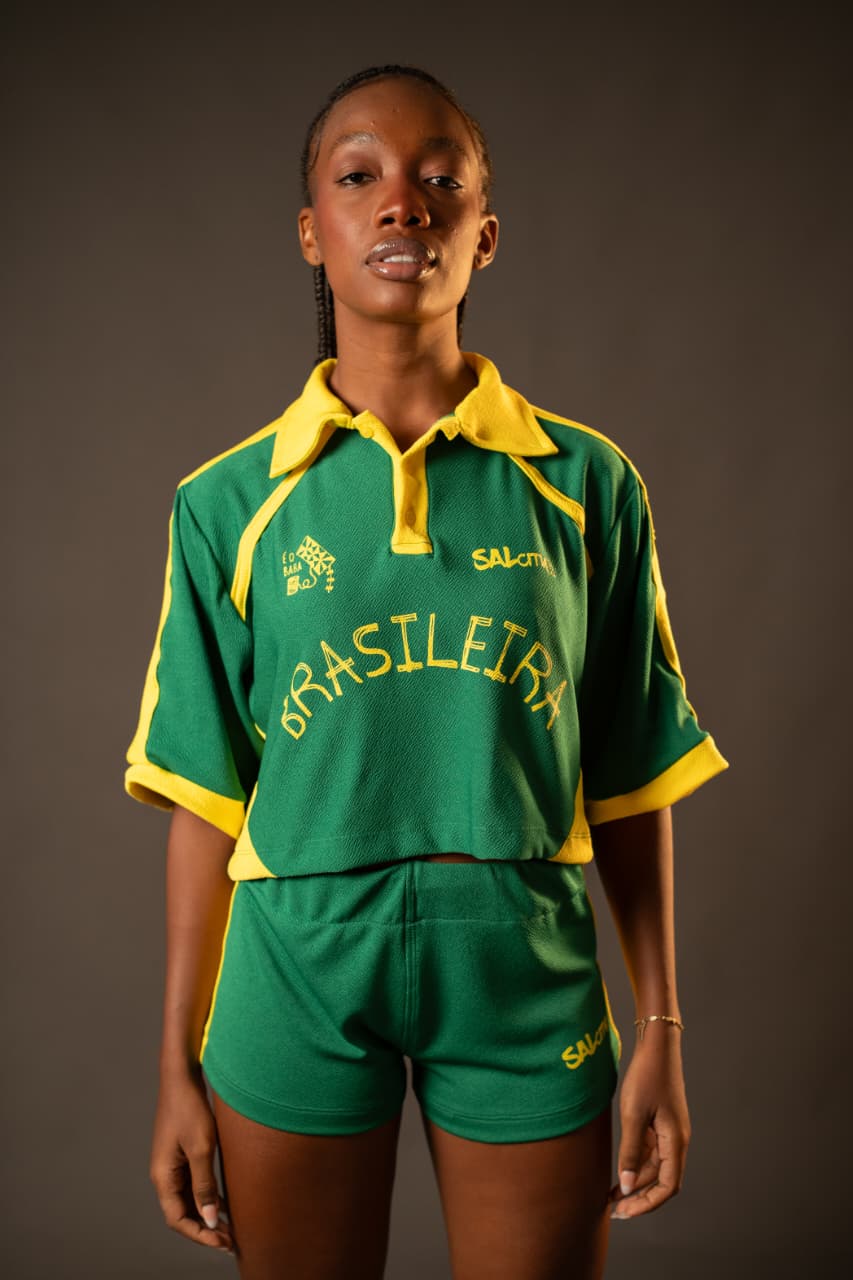 Cropped Polo Verde Brasileira