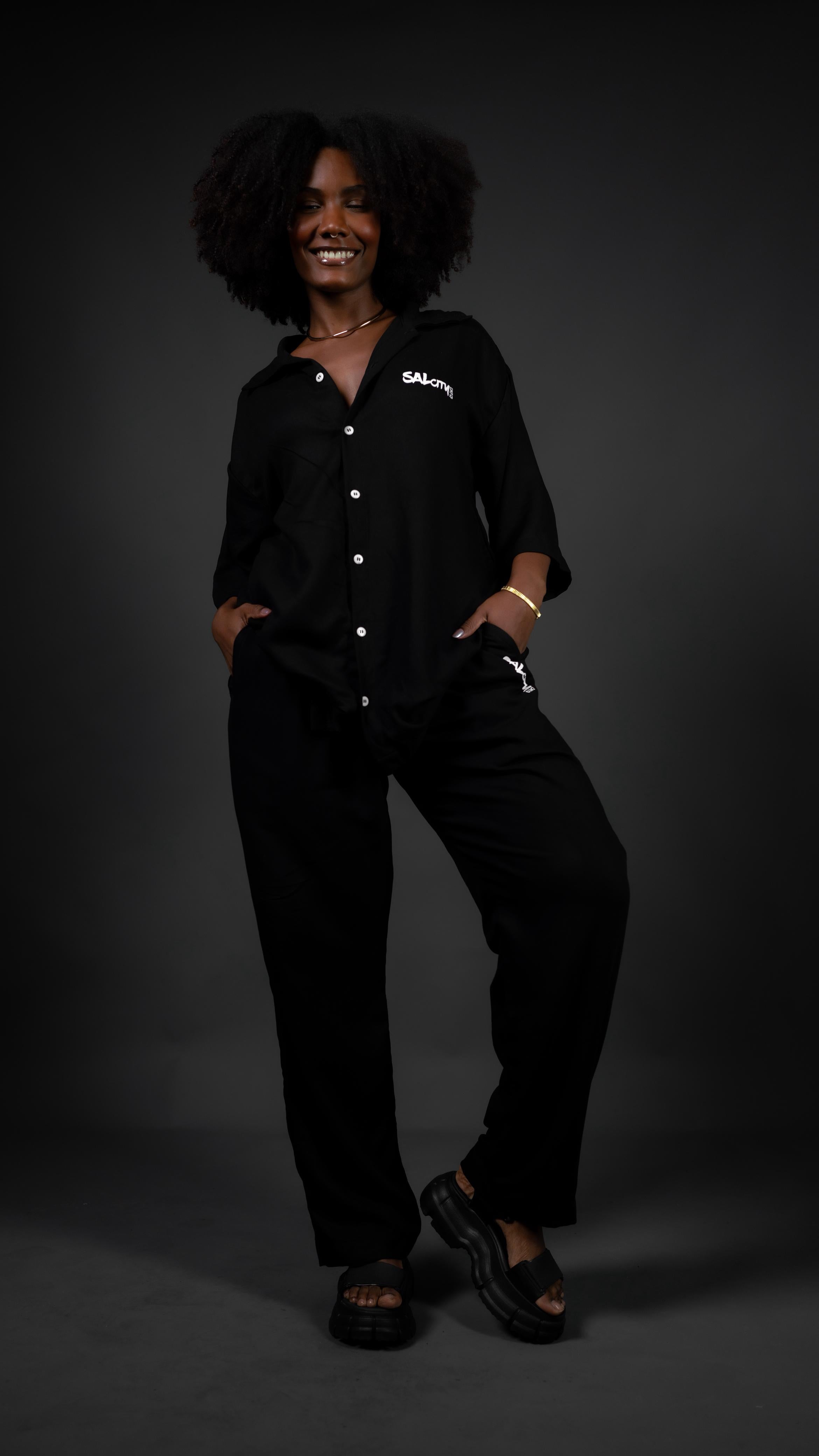 Conjunto clássico agenero  Preto Monocity