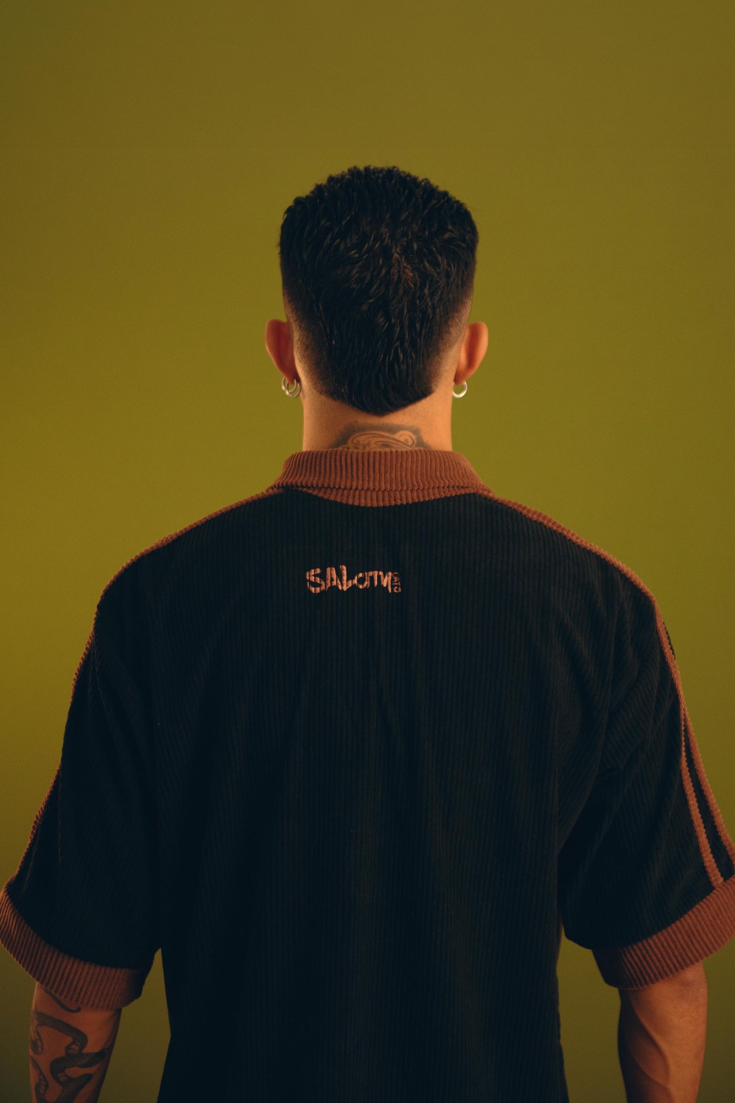 Camisa polo veludo