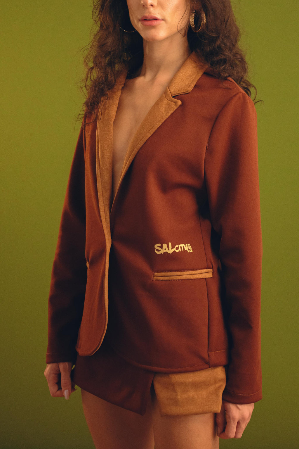 Blazer suede