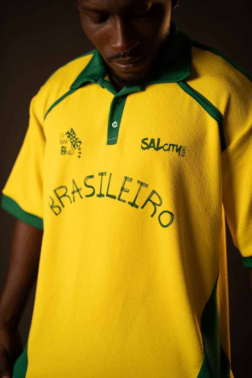 Camisa Polo Time Brasileiro Amarela