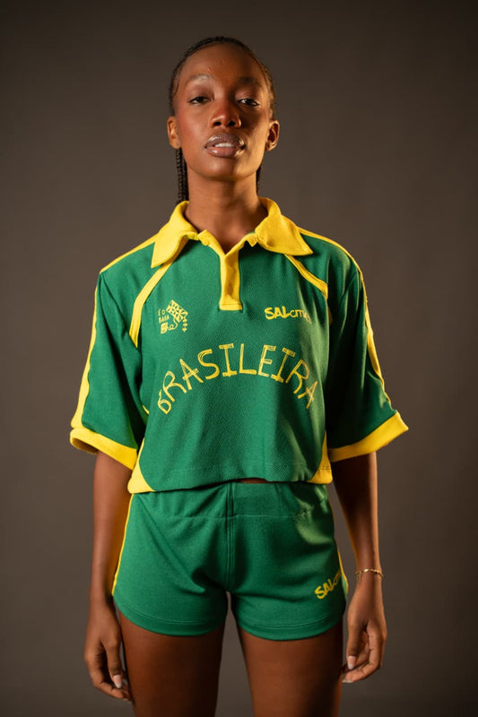 Cropped Polo Verde Brasileira