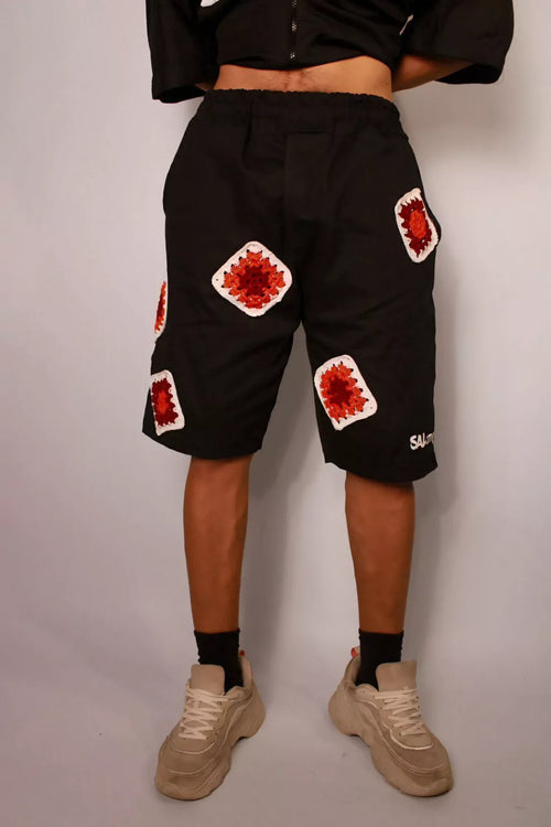 Bermuda brim crochê