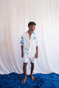 Conjunto linho yemanja
