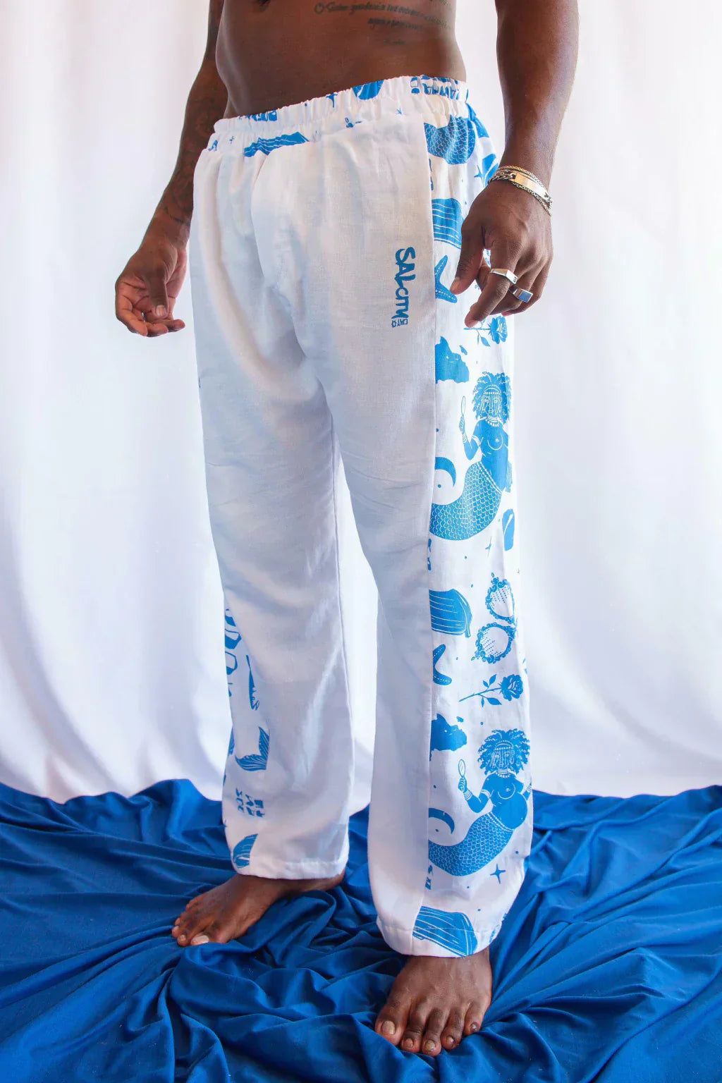 Calça linho agenero yemanja