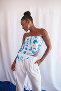 Cropped linho Yemanja
