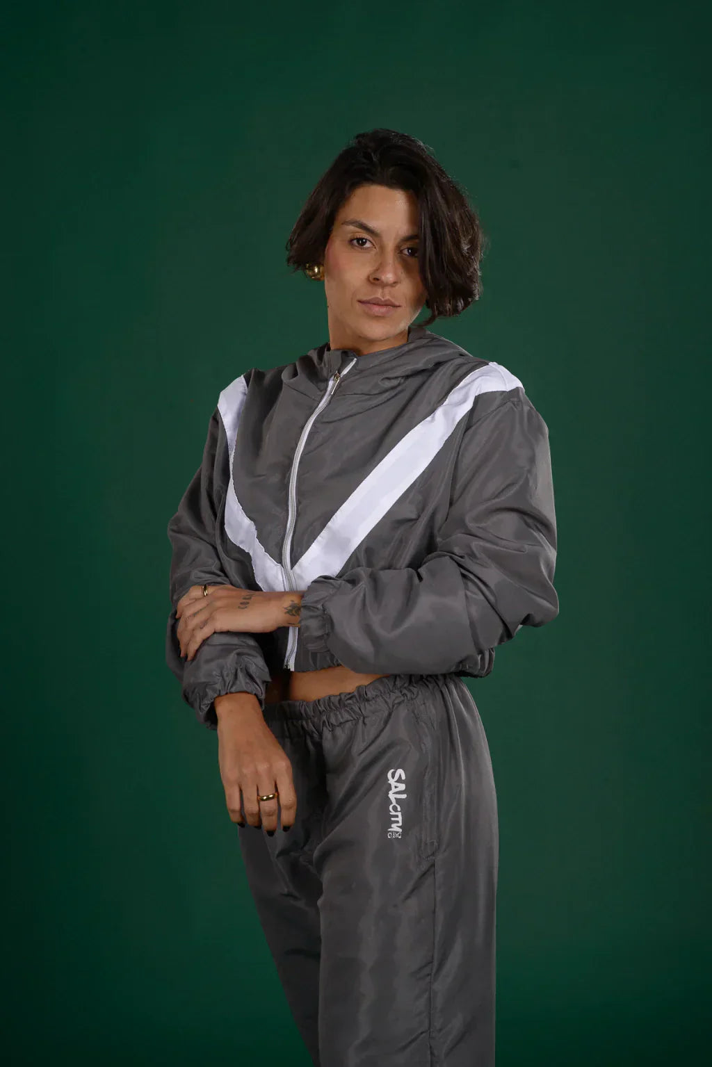 Cropped corta vento