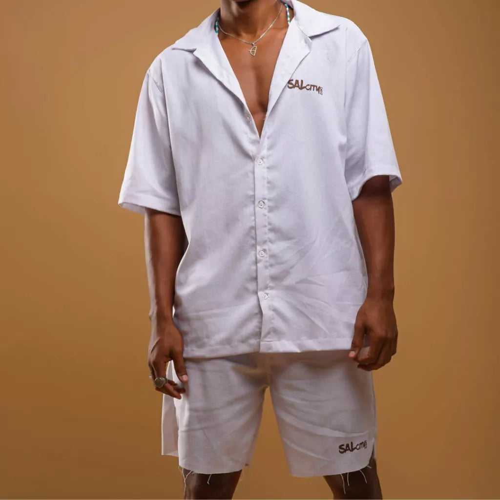 Camisa Botão Linho