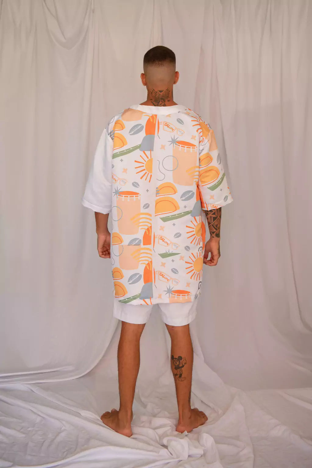 Kimono toque de seda
