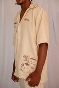 Camisa de botão linhão