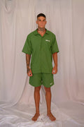 Camisa de botão linho